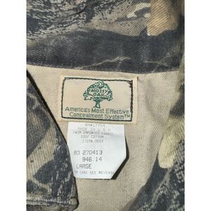 VTG‎ Mossy Oak Coveralls Mens Large Regular Breakup Camo Hunting USA Made